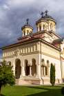Romania, Alba Iulia. St. Michaels Cathedral, the oldest and the longest cathedral in Romania. Art Print